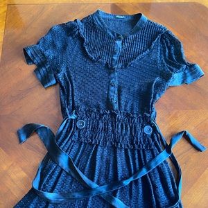 Miss Me Black sheer blouse